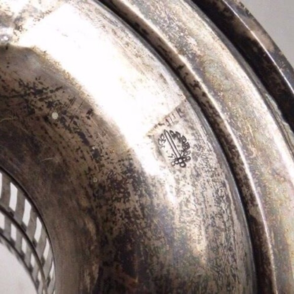 VTG Antique Late 1800's Watson Pierced Sterling Silver Vase Holder 2.7oz - Picture 5 of 10